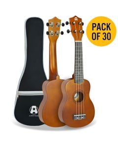 A-Star Soprano Ukulele With Bag - Pack of 30