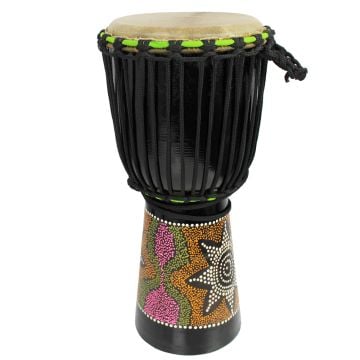 A-Star Painted Djembe - 8 inch